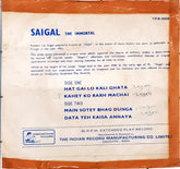 K.L.Saigal - Saigal The Immortal (45-RPM)